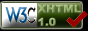 Valid XHTML 1.0 Strict